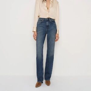 Reformation Harriet High Rise Relaxed Straight Jeans size 25